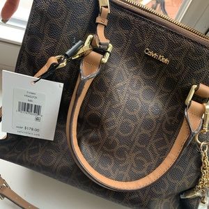 Calvin Klein Brown leather purse